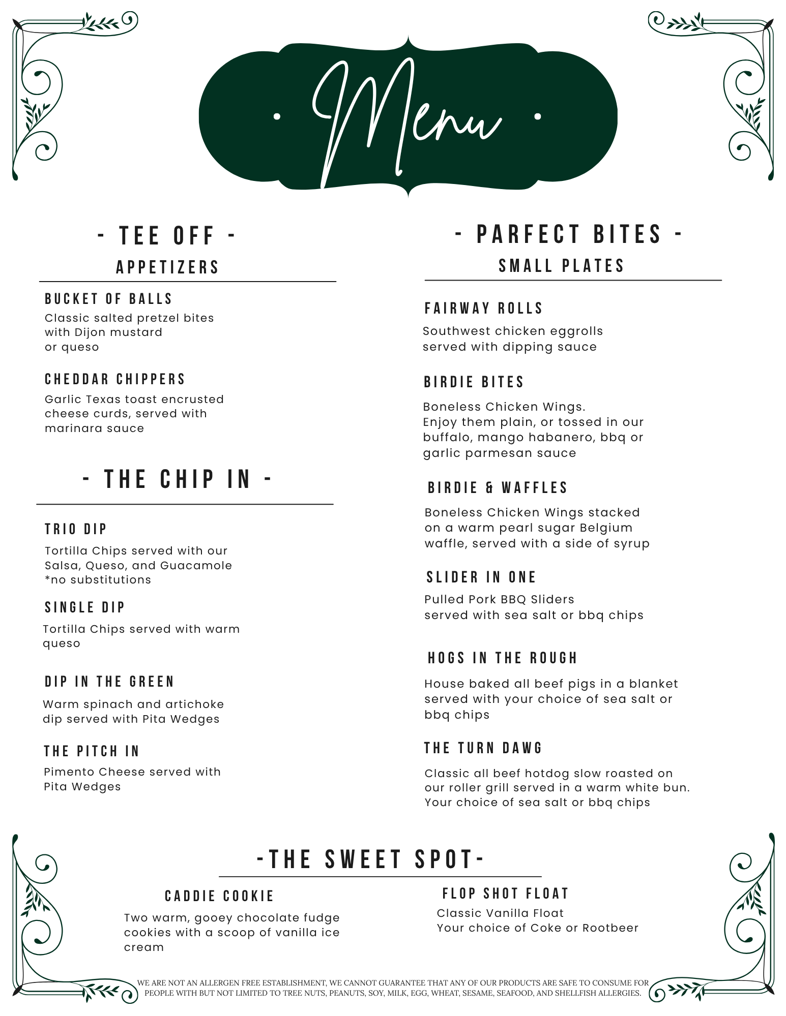 Website Food Menu 8-21-26